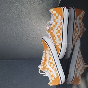 VANS Old School Pro Checkerboard Suede Toe Ultra Cush Size 5.0 Men 6.5 Womens